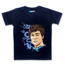 Men Round Neck Blue T-Shirt-  Sai Fon